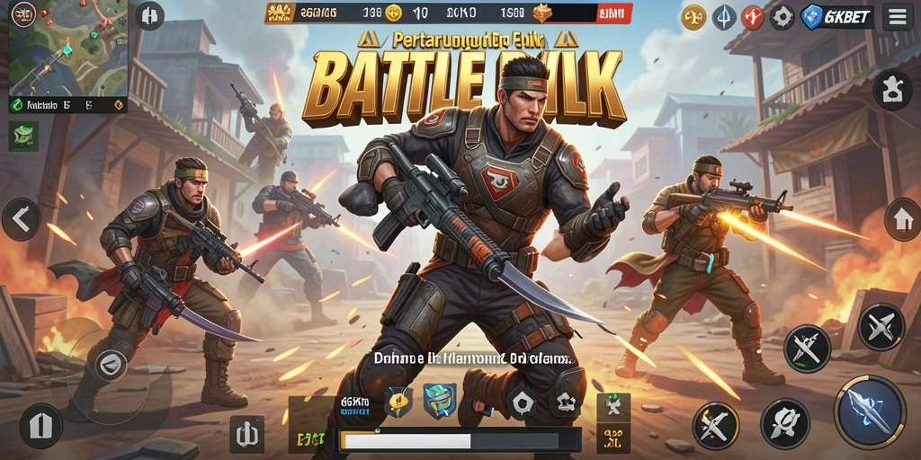 Tampilan gameplay mendebarkan dalam 66KBET saat pemain berjuang untuk bertahan hidup.