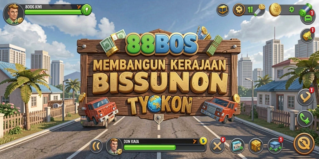 Tampilan gameplay menarik dari 88BOS dengan fitur Tycoon.