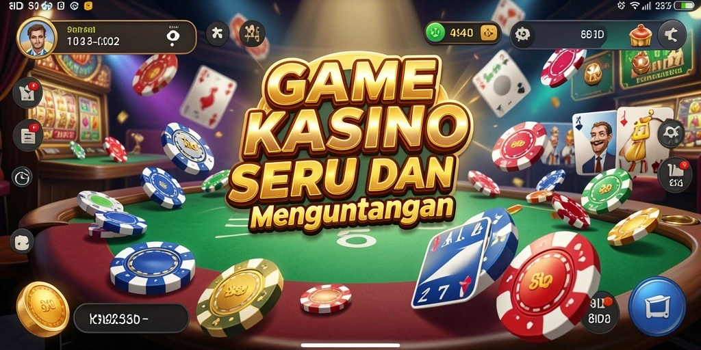 Tampilan menarik dari permainan Kasino di 8ID yang menggugah selera.
