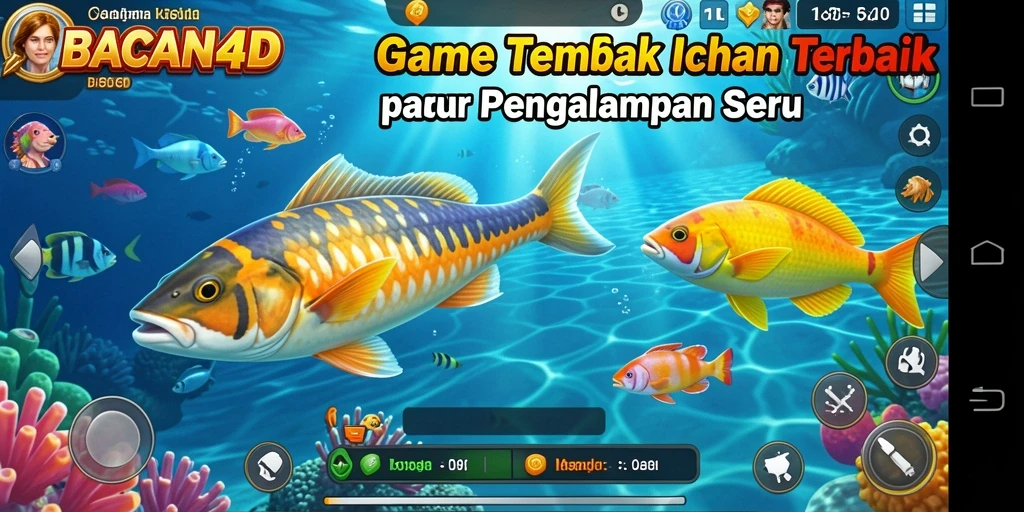 Screenshot menunjukkan momen seru gameplay Tembak Ikan di BACAN4D.