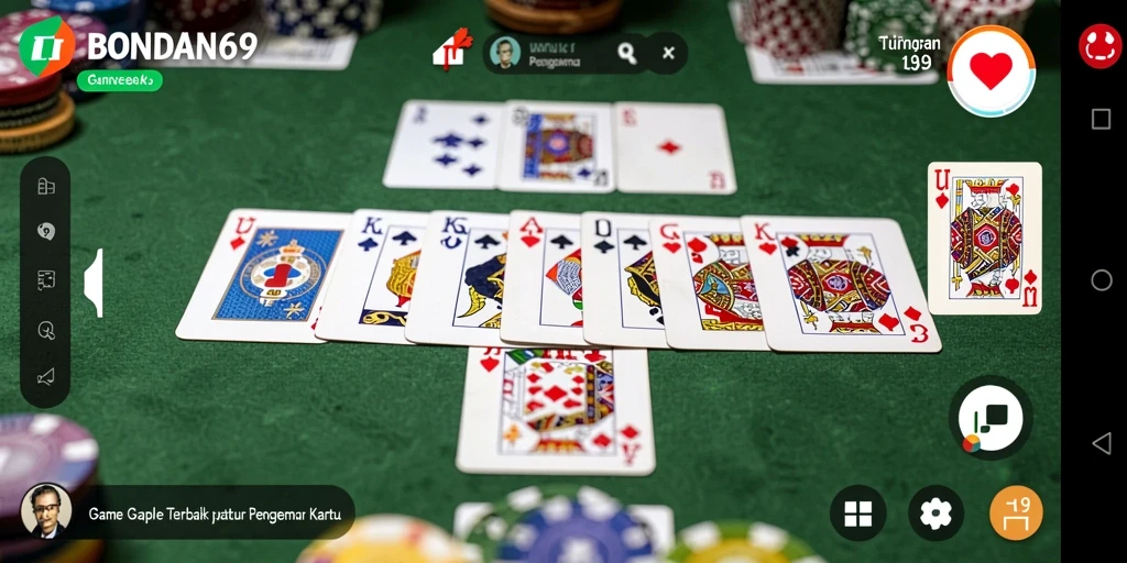 Tampilan menarik dari game Gaple BONDAN69 saat dimainkan.