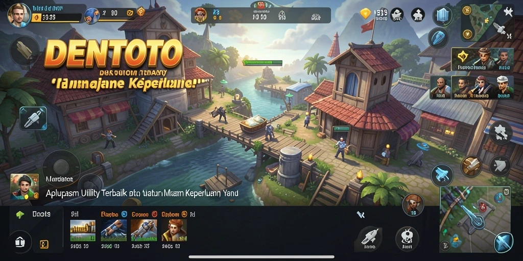 Tampilan antarmuka DENTOTO yang bersih dan fungsional.