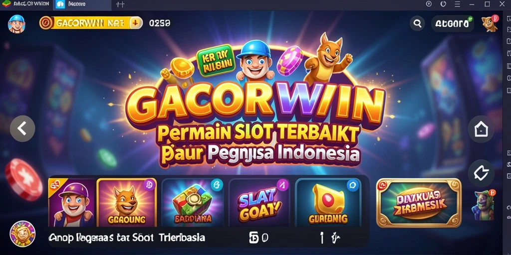 Screenshot GACORWIN menunjukkan gameplay slot yang menarik dan penuh aksi.