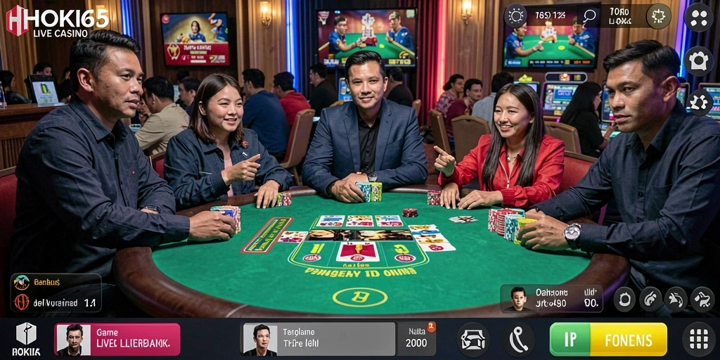 Tampilan gameplay HOKI65 yang menarik dan interaktif.
