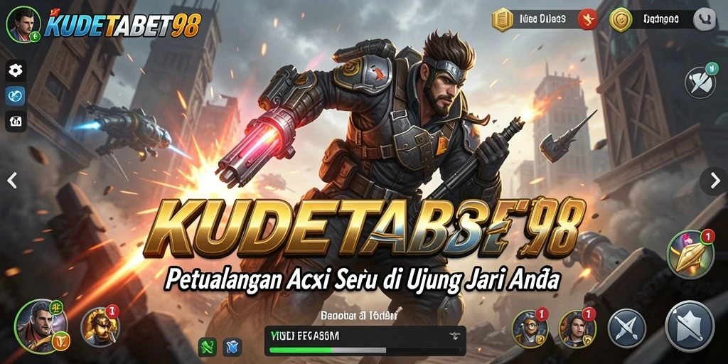 Tampilan gameplay KUDETABET98 yang menegangkan saat pertempuran.