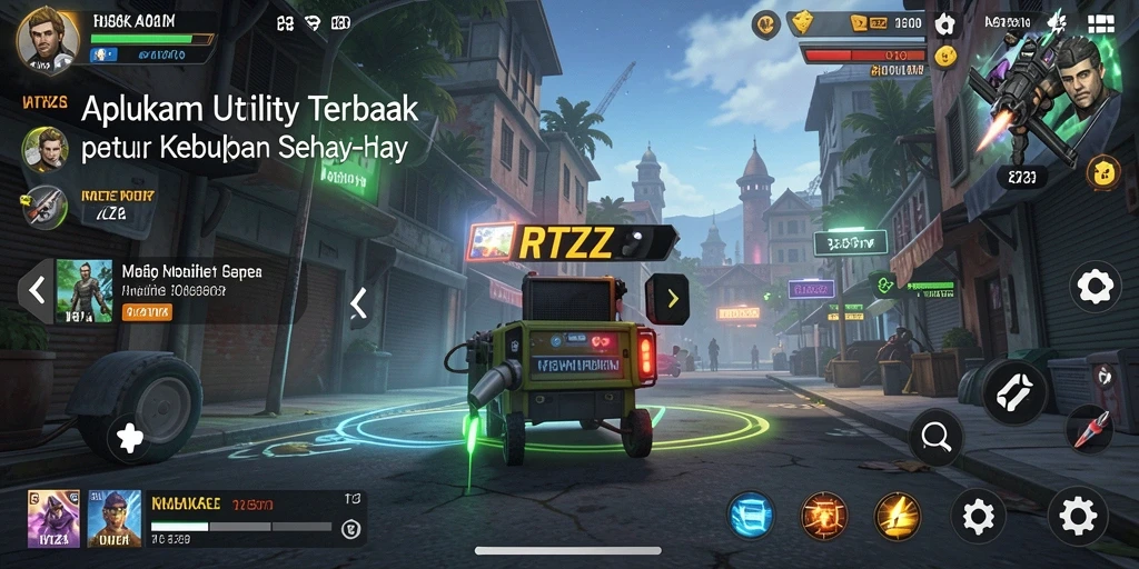 Tampilan aplikasi RTZZ yang memudahkan pengguna dalam mengakses berbagai fitur.