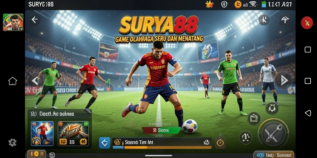 Tampilan gameplay SURYA88 yang menegangkan dan menyenangkan.
