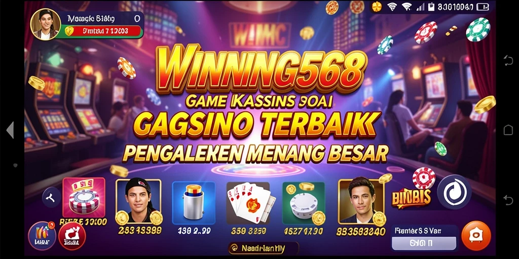 Tampilan menarik permainan Kasino di WINNING568 yang mendebarkan.
